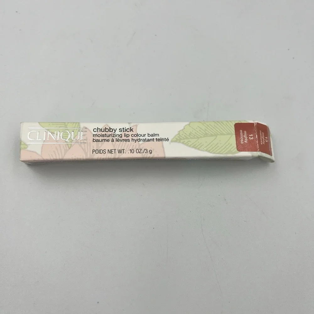 NEW! Clinique Chubby Stick Moisturizing Lip Colour Balm #13 Mighty Mimosa .10 OZ